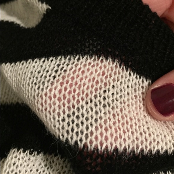 NWT Striped Pocket Crew Neck Sweater - Picture 3 of 3